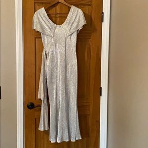 Stop Staring! Alicia Estrada silver vintage dress